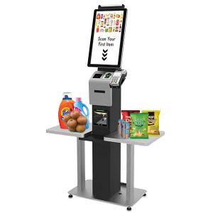 MS-AD215 Supermarket kiosk with 21.5-inch full HD display can be used in landscape or portrait orientation (复制)-1